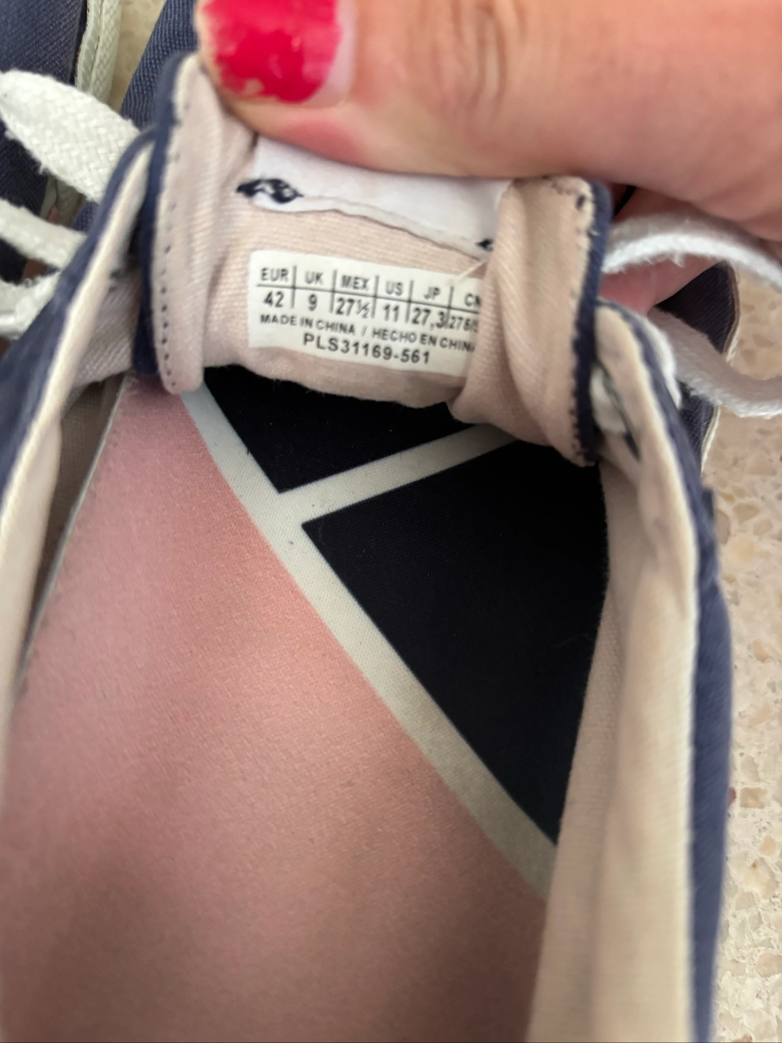 Zapatillas de lona azul marino Pepe Jeans  – photo 4